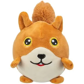 Eichhörnchenball, Stofftier für Hunde ohne Ton, 13 cm